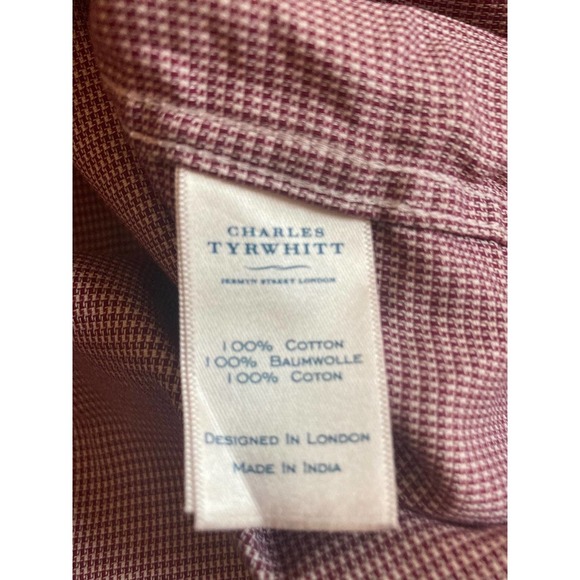 Charles Trywhitt Classic Fit French Cuff Dress Shirt - 17/36 - Picture 4 of 5